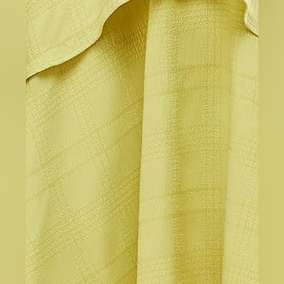 Women’s Dresses | Chartreuse Ruffled Dress - Picture 5 of 5